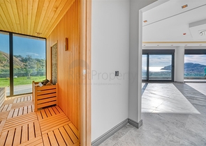 Современная роскошная вилла в центре Джикджилли с панорамным видом на море