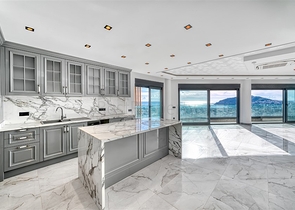 Современная роскошная вилла в центре Джикджилли с панорамным видом на море