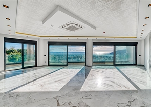 Современная роскошная вилла в центре Джикджилли с панорамным видом на море