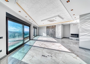 Современная роскошная вилла в центре Джикджилли с панорамным видом на море