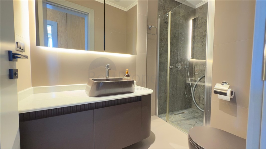 Квартира 2+1 на первой береговой линии в Каргыджаке