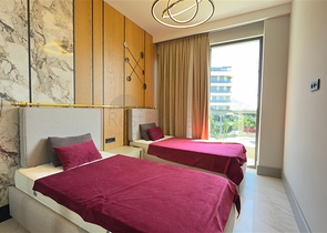 Квартира 2+1 на первой береговой линии в Каргыджаке