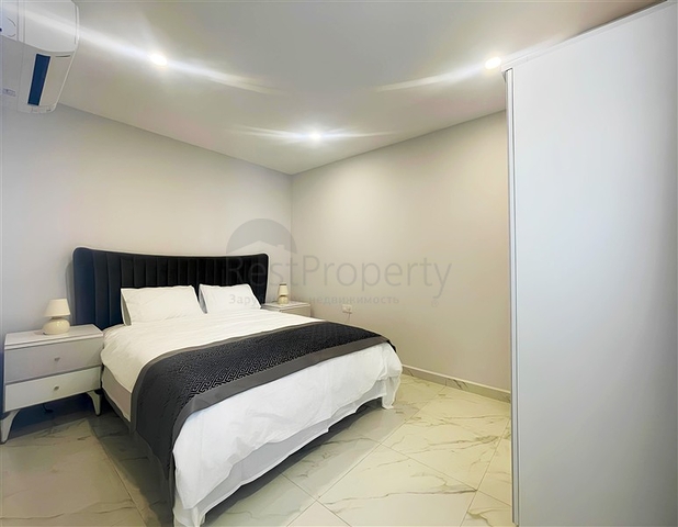 Современная квартира 1+1 в комплексе с инфраструктурой отеля — всего в 250 метрах от пляжа Клеопатры