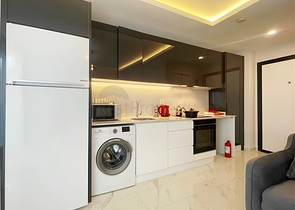 Современная квартира 1+1 в комплексе с инфраструктурой отеля — всего в 250 метрах от пляжа Клеопатры