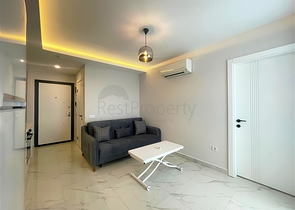 Современная квартира 1+1 в комплексе с инфраструктурой отеля — всего в 250 метрах от пляжа Клеопатры