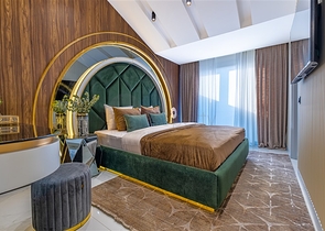 Просторный пентхаус с мебелью в престижном районе Оба