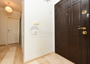 Просторная квартира 2+1 с видом на море в тихом районе Алании 