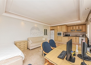 Просторная квартира 2+1 с видом на море в тихом районе Алании 