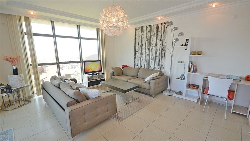 Просторная квартира 4+2 в комплексе с роскошной инфраструктурой в Аланье