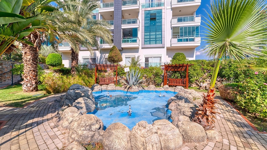 Просторная квартира 4+2 в комплексе с роскошной инфраструктурой в Аланье