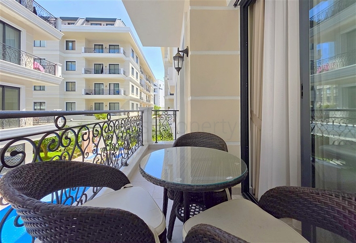 Стильная квартира 1+1 рядом с пляжем Клеопатра — комфорт в центре Аланьи