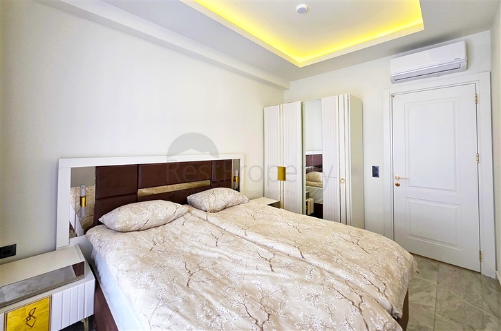 Стильная квартира 1+1 рядом с пляжем Клеопатра — комфорт в центре Аланьи