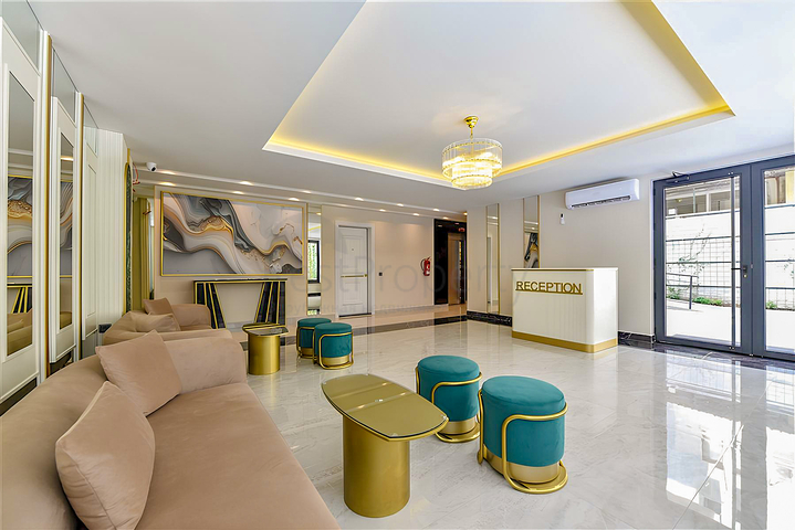 Стильная квартира 1+1 рядом с пляжем Клеопатра — комфорт в центре Аланьи