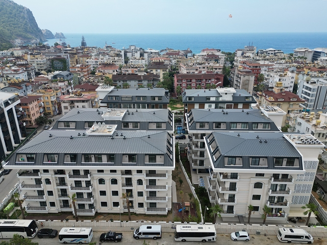 Стильная квартира 1+1 рядом с пляжем Клеопатра — комфорт в центре Аланьи