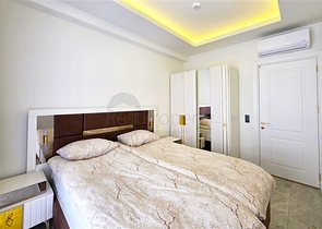 Стильная квартира 1+1 рядом с пляжем Клеопатра — комфорт в центре Аланьи