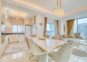 Современная квартира у моря в развитом районе Аланьи