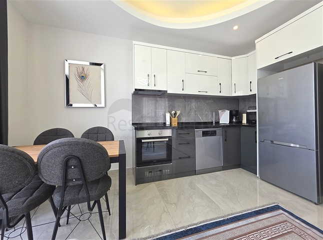 Уютная квартира 1+1 в аренду рядом с морем в районе Оба