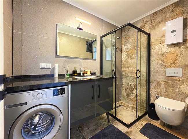 Уютная квартира 1+1 в аренду рядом с морем в районе Оба