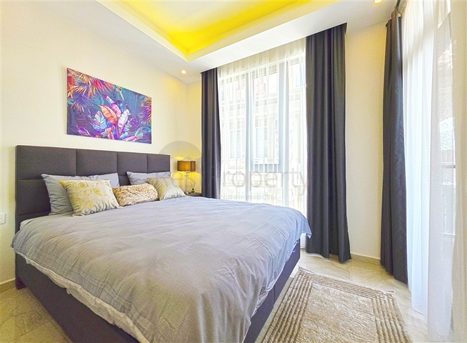 Уютная квартира 1+1 в аренду рядом с морем в районе Оба