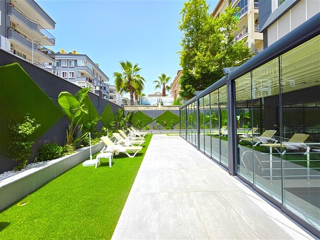 Уютная квартира 1+1 в аренду рядом с морем в районе Оба