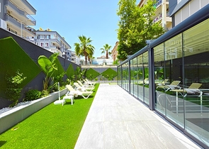 Уютная квартира 1+1 в аренду рядом с морем в районе Оба