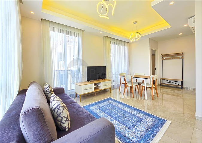 Современная квартира 1+1 в аренду в районе Оба — комфорт рядом с морем