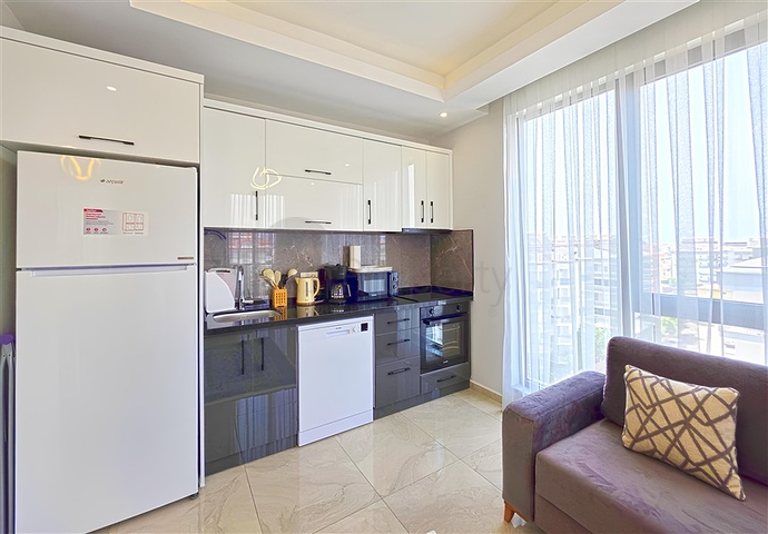 Современная квартира 1+1 в аренду в районе Оба — комфорт рядом с морем