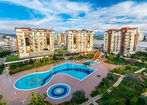 Уютная студия в Авсалларе с курортной инфраструктурой 