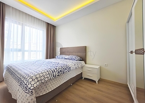 Современная квартира 1+1 в аренду — комфорт и инфраструктура в центре Махмутлара