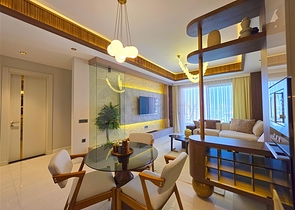 Современные апартаменты 1+1 в престижном комплексе у моря в Тюрклере