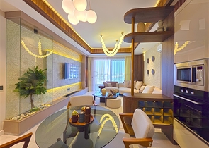 Современные апартаменты 1+1 в престижном комплексе у моря в Тюрклере