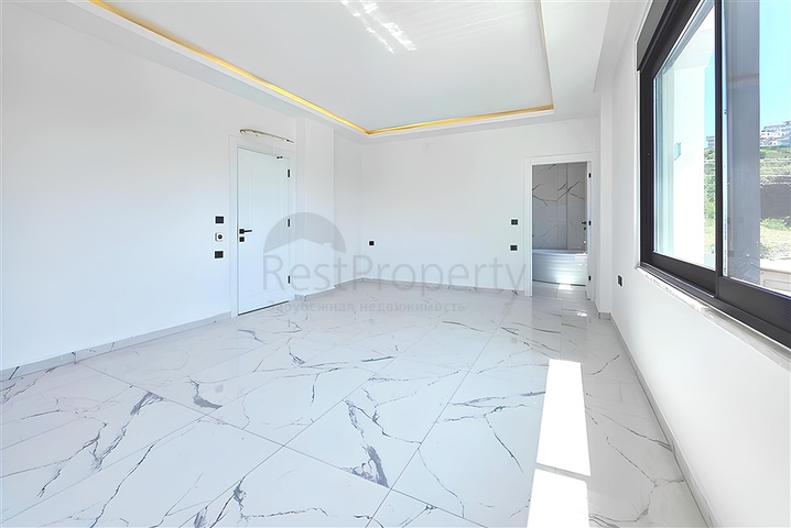 Роскошная вилла 4+1 с частным бассейном и видом на море в Каргыджаке