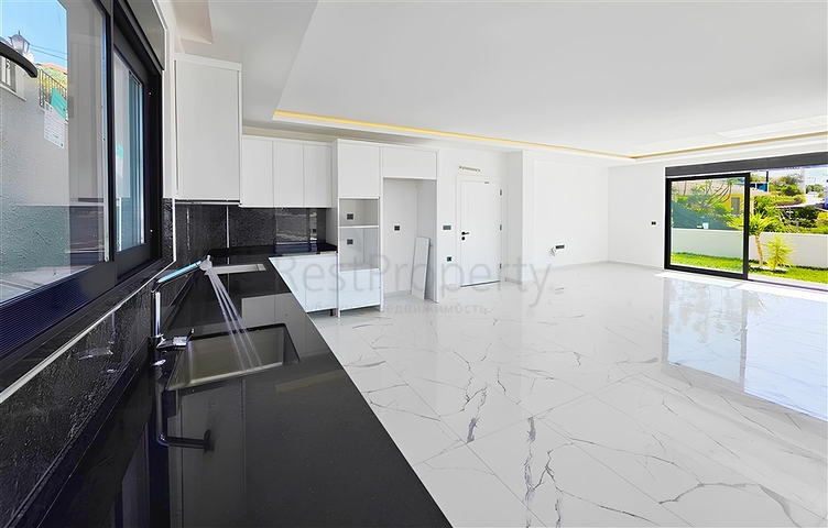 Роскошная вилла 4+1 с частным бассейном и видом на море в Каргыджаке