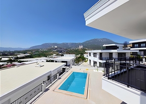 Роскошная вилла 4+1 с частным бассейном и видом на море в Каргыджаке