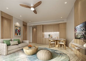 Современные апартаменты в 50 метрах от моря в самом сердце Банг Тао— воплощение тропической роскоши