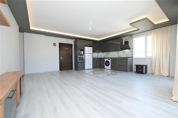 Квартира 2+1 в районе пляжа Клеопатра — центр Аланьи и шаговая доступность до моря