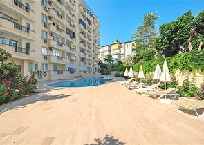 Квартира 2+1 в районе пляжа Клеопатра — центр Аланьи и шаговая доступность до моря