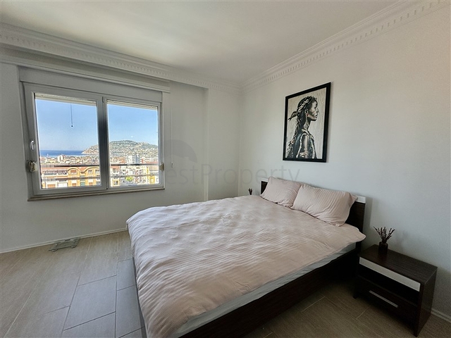 Уютная меблированная квартира 1+1 с панорамным видом в районе Джикджилли