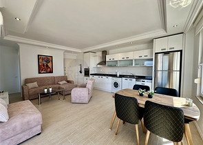 Уютная меблированная квартира 1+1 с панорамным видом в районе Джикджилли