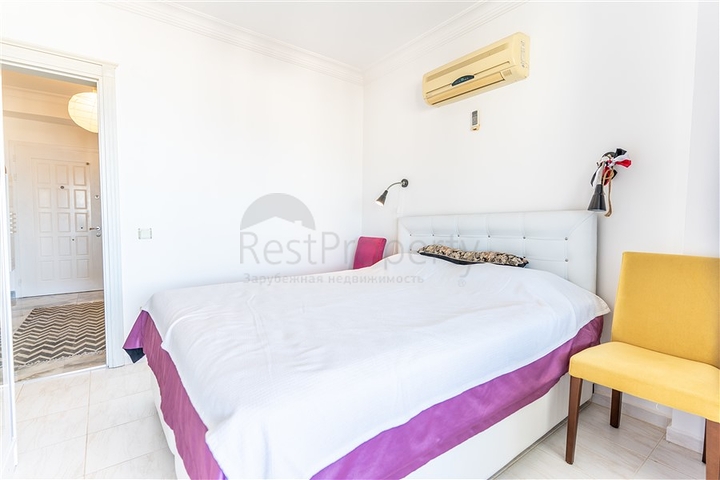 Светлая квартира с панорамным видом на море в районе Тосмур