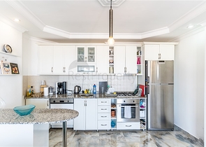 Светлая квартира с панорамным видом на море в районе Тосмур