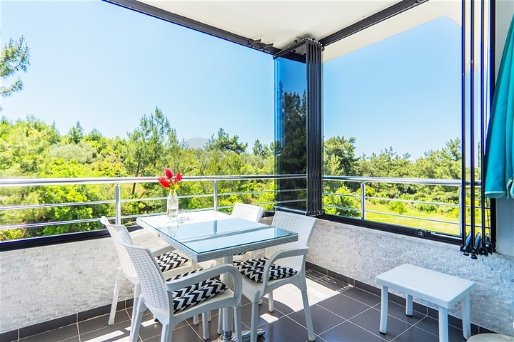 Уютная квартира 2+1 в доме с бассейном и зелёной территорией