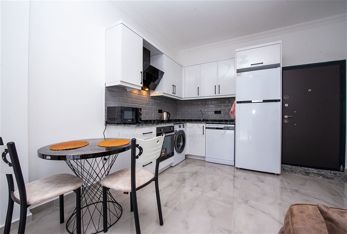 Уютная меблированная квартира 1+1 в современном комплексе с инфраструктурой курортного уровня