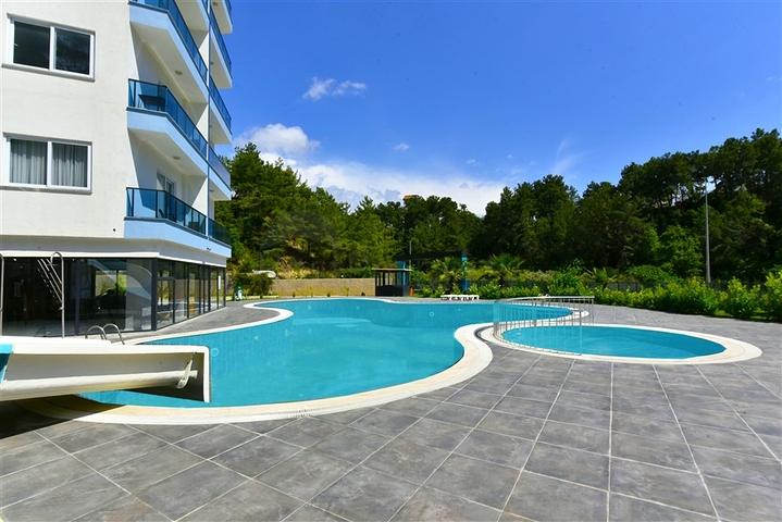 Уютная меблированная квартира 1+1 в современном комплексе с инфраструктурой курортного уровня