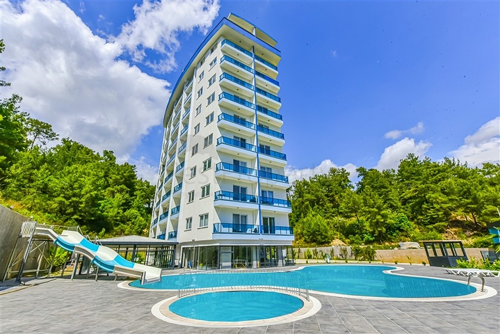 Уютная меблированная квартира 1+1 в современном комплексе с инфраструктурой курортного уровня