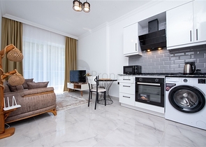 Уютная меблированная квартира 1+1 в современном комплексе с инфраструктурой курортного уровня