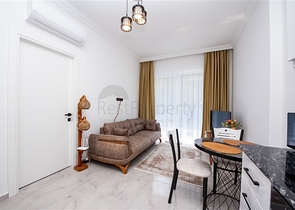 Уютная меблированная квартира 1+1 в современном комплексе с инфраструктурой курортного уровня