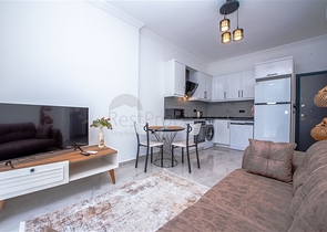 Уютная меблированная квартира 1+1 в современном комплексе с инфраструктурой курортного уровня