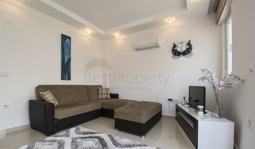 Просторная меблированная квартира 2+1 в 350 метрах от знаменитого пляжа Клеопатра