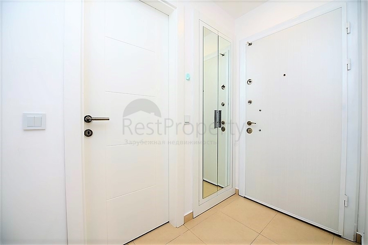 Уютная квартира 1+1 в жилом комплексе с богатой инфраструктурой в Авсалларе